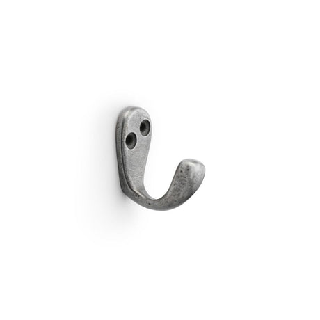 This is an image showing Alexander & Wilks Victorian Single Robe Hook - Antique Iron aw774ai available to order from T.H Wiggans Ironmongery in Kendal, quick delivery and discounted prices.