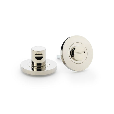 This is an image showing Alexander & Wilks Plain Thumbturn and Release - Polished Nickel PVD aw791pnpvd available to order from T.H Wiggans Ironmongery in Kendal, quick delivery and discounted prices.