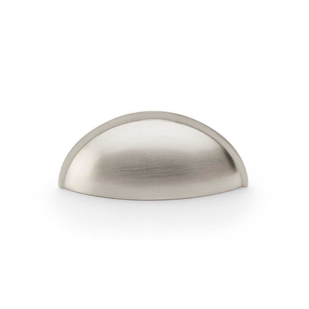 This is an image showing Alexander & Wilks Quieslade Cup Handle - Satin Nickel aw909sn available to order from T.H Wiggans Ironmongery in Kendal, quick delivery and discounted prices.