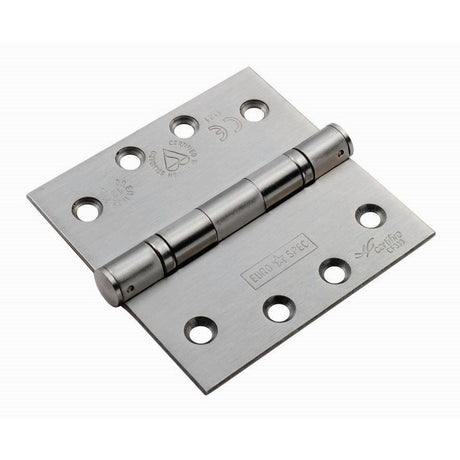 This is an image of a Eurospec - Enduro Grade 13 Ball Bearing Hinge, Grade 316 - Satin Stainless Steel that is availble to order from T.H Wiggans Architectural Ironmongery in in Kendal.