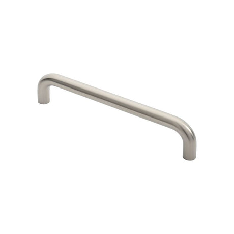 This is an image of Eurospec - 22mm D Pull Handle 300mm Centres - Satin Stainless Steel available to order from T.H Wiggans Architectural Ironmongery in Kendal, quick delivery and discounted prices.