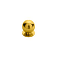 This is an image of a FTD - Ball Knob 25mm - Polished Brass that is availble to order from T.H Wiggans Architectural Ironmongery in Kendal in Kendal.