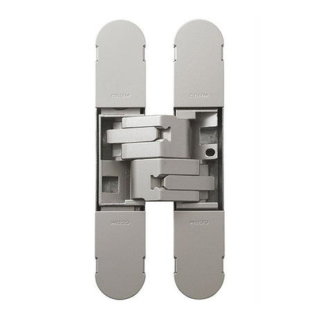 This is an image of a Eurospec - 75mm Ceam 3D Concealed Hinge 1129 - Champagne that is availble to order from T.H Wiggans Architectural Ironmongery in in Kendal.