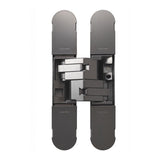 This is an image of a Eurospec - 100mm Ceam 3D Concealed Hinge 1130 - Black Nickel that is availble to order from T.H Wiggans Architectural Ironmongery in in Kendal.