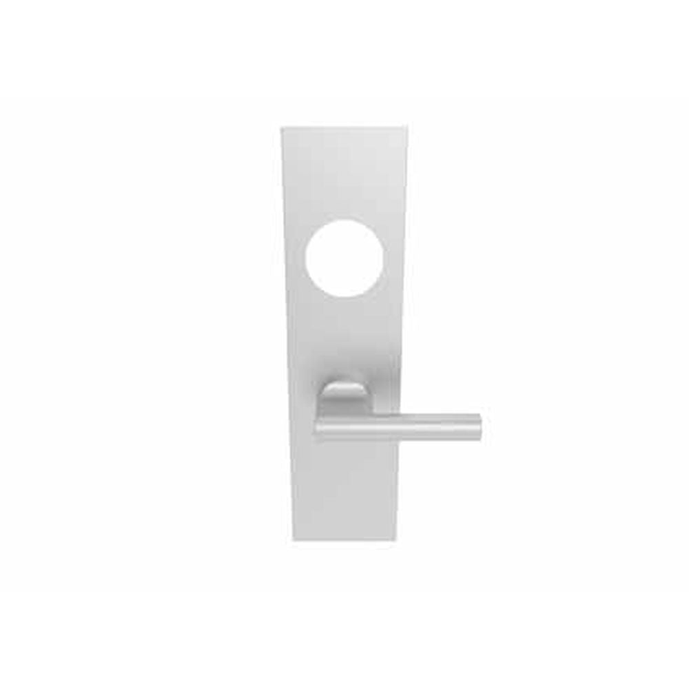 This is an image of Eurospec - 174 X 45 X 8Mm Steelworx Square Backplates - Bathroom (57Mm C/C) + S available to order from T.H Wiggans Architectural Ironmongery in Kendal, quick delivery and discounted prices.