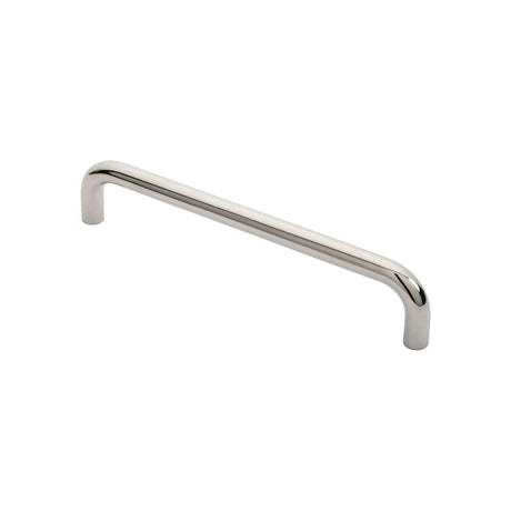 This is an image of Eurospec - 19mm D Pull Handle 300mm Centres - Bright Stainless Steel available to order from T.H Wiggans Architectural Ironmongery in Kendal, quick delivery and discounted prices.