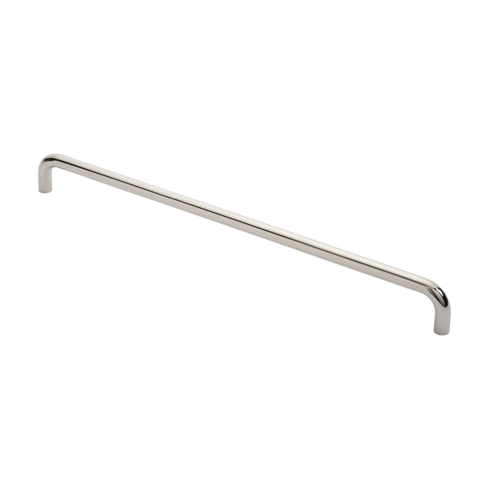 This is an image of Eurospec - 19mm D Pull Handle - Bright Stainless Steel available to order from T.H Wiggans Architectural Ironmongery in Kendal, quick delivery and discounted prices.
