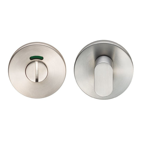 This is an image of Eurospec - Thumbturn and Release 6mm Rose - Satin Stainless Steel available to order from T.H Wiggans Architectural Ironmongery in Kendal, quick delivery and discounted prices.
