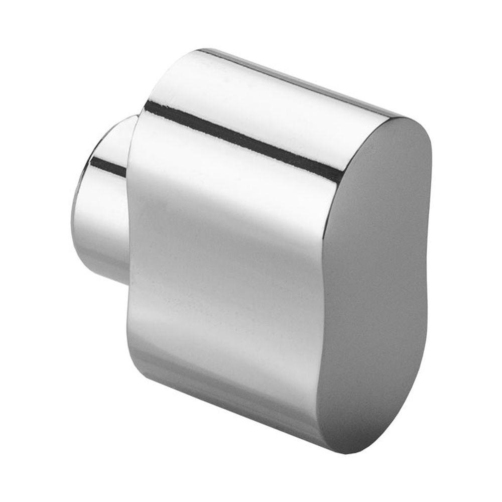 This is an image of a Eurospec - Peanut Shaped Thumbturn to suit Cylinder - Polished Chrome that is availble to order from T.H Wiggans Architectural Ironmongery in Kendal.