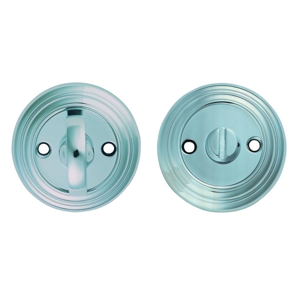 This is an image of Carlisle Brass - Delamain Large Turn and Release - Polished Chrome available to order from T.H Wiggans Architectural Ironmongery in Kendal, quick delivery and discounted prices.