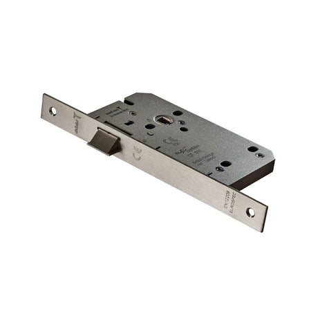 This is an image of a Eurospec - Din Latch - Satin Stainless Steel that is availble to order from T.H Wiggans Architectural Ironmongery in Kendal.