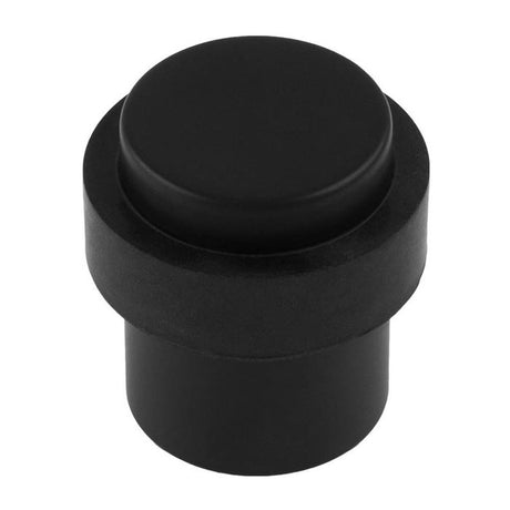 This is an image of Carlisle Brass - Steelworx Floor Mounted Pedestal Door Stops - Matt Black available to order from T.H Wiggans Architectural Ironmongery in Kendal, quick delivery and discounted prices.