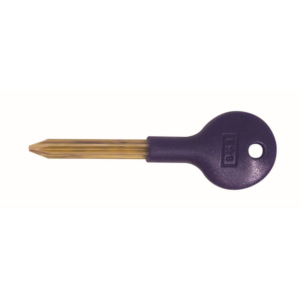 This is an image of a Carlisle Brass - Security Door Bolt Key - Blue Nylon that is availble to order from T.H Wiggans Architectural Ironmongery in Kendal.
