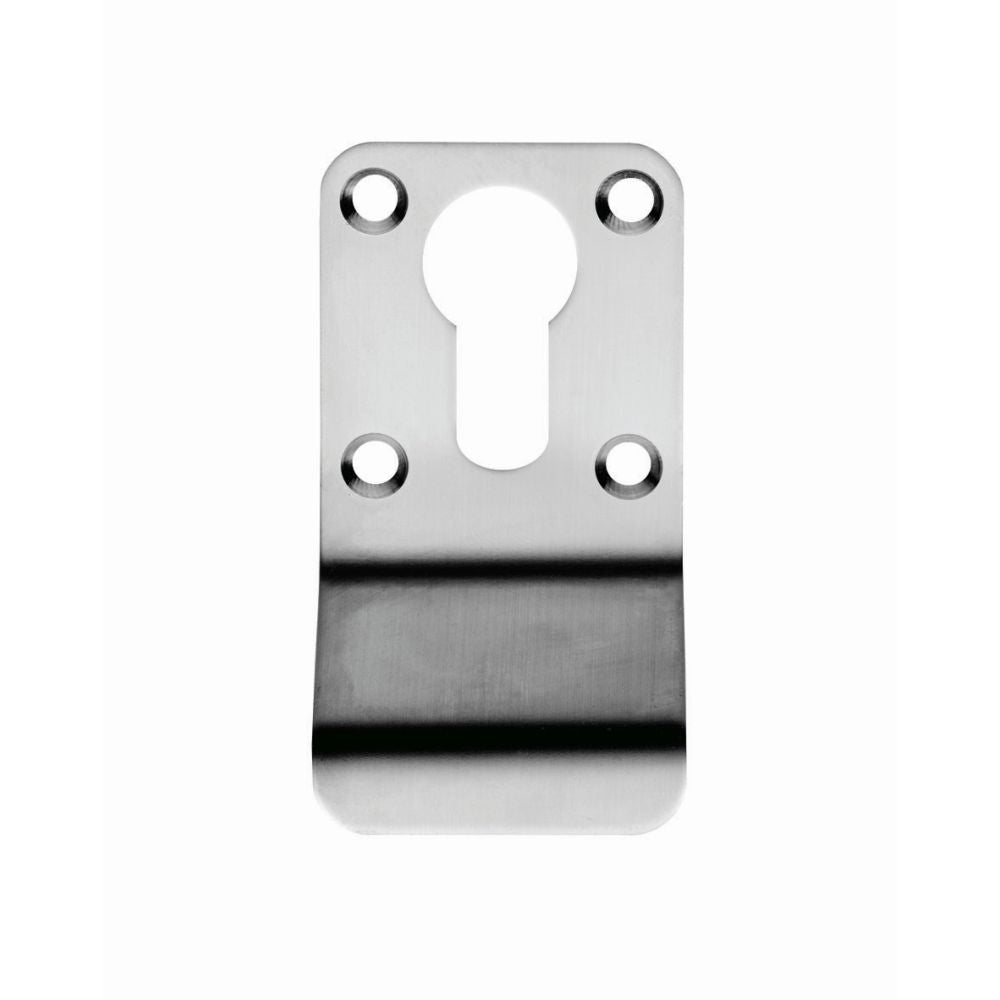 This is an image of Eurospec - Euro Profile Cylinder Pull - Satin Stainless Steel available to order from T.H Wiggans Architectural Ironmongery in Kendal, quick delivery and discounted prices.