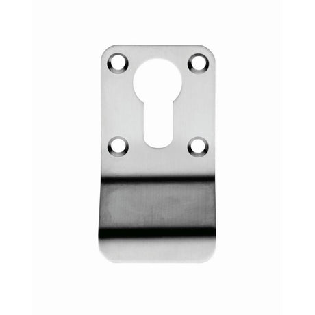 This is an image of Eurospec - Euro Profile Cylinder Pull - Satin Stainless Steel available to order from T.H Wiggans Architectural Ironmongery in Kendal, quick delivery and discounted prices.