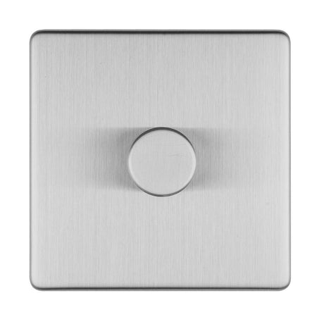 This is an image showing Eurolite Concealed 3mm 1 Gang Led Push On Off 2Way Dimmer - Stainless Steelecss1dled available to order from T.H. Wiggans Ironmongery in Kendal, quick delivery and discounted prices.
