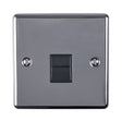 This is an image showing Eurolite Enhance Decorative Telephone Master - Black Nickel (With Black Trim) en1mbnb available to order from T.H. Wiggans Ironmongery in Kendal, quick delivery and discounted prices.