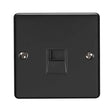 This is an image showing Eurolite Enhance Decorative Telephone Master - Matt Black (With Black Trim) en1mmbb available to order from T.H. Wiggans Ironmongery in Kendal, quick delivery and discounted prices.