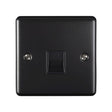 This is an image showing Eurolite Enhance Decorative Telephone Slave - Matt Black (With Black Trim) en1slmbb available to order from T.H. Wiggans Ironmongery in Kendal, quick delivery and discounted prices.