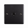 This is an image showing Eurolite Enhance Decorative 1 Gang Toggle Switch - Matt Black (With Black Trim) ent1swmbb available to order from T.H. Wiggans Ironmongery in Kendal, quick delivery and discounted prices.