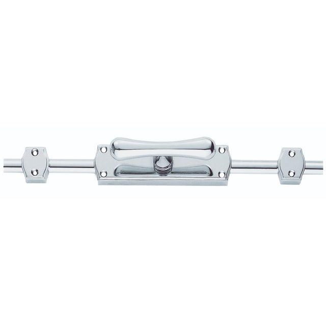 This is an image of a Carlisle Brass - Espagnolette Bolt Tee Knob Set - Polished Chrome that is availble to order from T.H Wiggans Architectural Ironmongery in Kendal in Kendal.