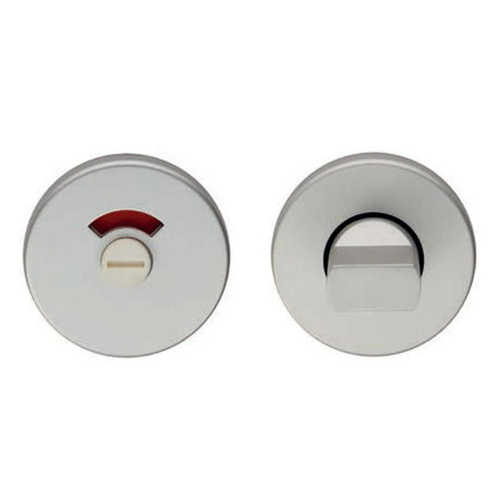 This is an image of Eurospec - Standard Thumbturn and Release - Satin Anodised Aluminium available to order from T.H Wiggans Architectural Ironmongery in Kendal, quick delivery and discounted prices.