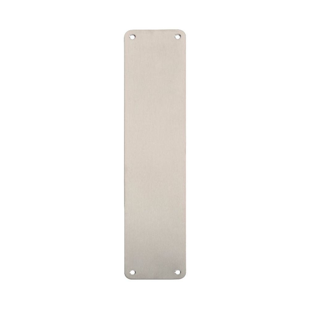 This is an image of Eurospec - Finger Plate Plain 350 x 75mm - SSS available to order from T.H Wiggans Architectural Ironmongery in Kendal, quick delivery and discounted prices.