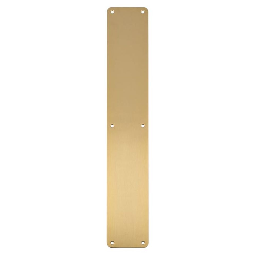 This is an image of Carlisle Brass - Finger Plate Plain 500 x 75mm - Satin PVD available to order from T.H Wiggans Architectural Ironmongery in Kendal, quick delivery and discounted prices.