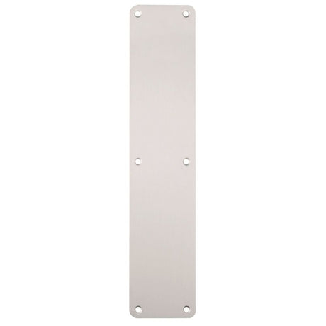 This is an image of Eurospec - Plain Finger Plate 300 x 75mm - SAA available to order from T.H Wiggans Architectural Ironmongery in Kendal, quick delivery and discounted prices.