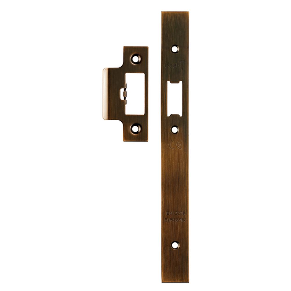 This is an image of a Eurospec - Din Latch Forend & Strike Pack that is availble to order from T.H Wiggans Architectural Ironmongery in Kendal.