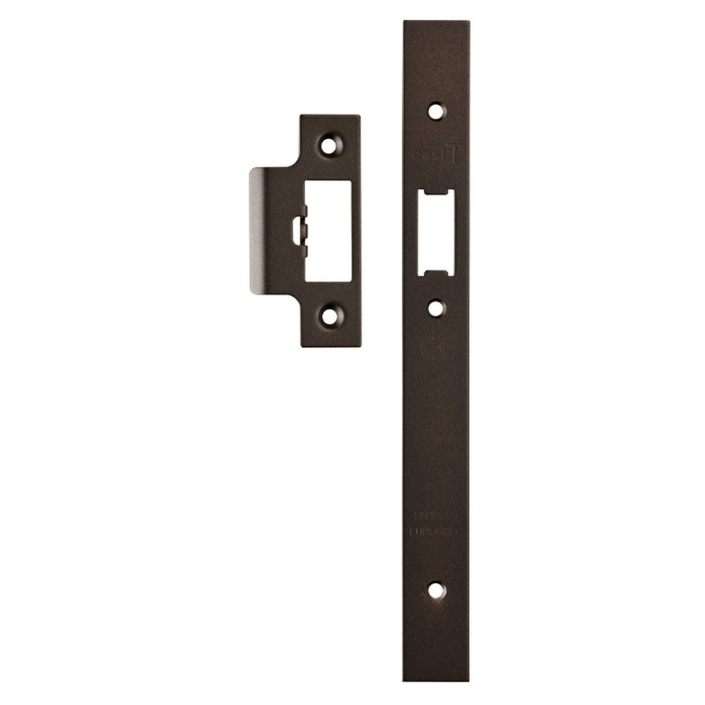This is an image of a Eurospec - Din Latch Forend & Strike Pack that is availble to order from T.H Wiggans Architectural Ironmongery in Kendal.