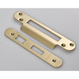 This is an image of a Eurospec - Forend Strike & Fixing Pack to suit Architectural Sashlocks (BAS/ESS/ that is availble to order from T.H Wiggans Architectural Ironmongery in Kendal.