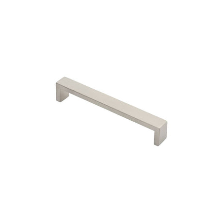 This is an image of a FTD - Rectangular Section D-Handle 160mm - Stainless Steel that is availble to order from T.H Wiggans Architectural Ironmongery in Kendal in Kendal.
