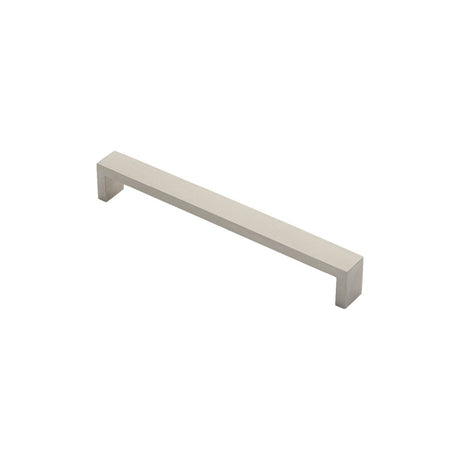 This is an image of a FTD - Rectangular Section D-Handle 192mm - Stainless Steel that is availble to order from T.H Wiggans Architectural Ironmongery in Kendal in Kendal.