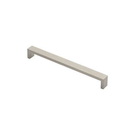 This is an image of a FTD - Rectangular Section D-Handle 224mm - Stainless Steel that is availble to order from T.H Wiggans Architectural Ironmongery in Kendal in Kendal.
