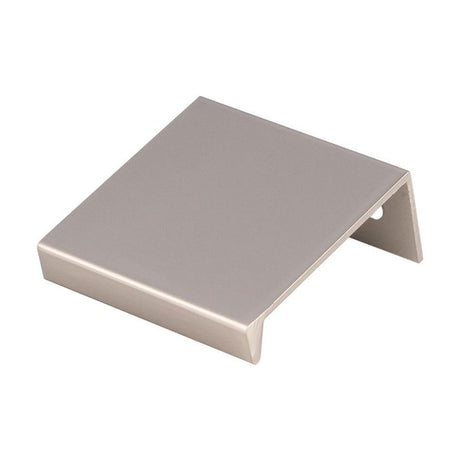 This is an image of a Carlisle Brass - Squared Edge Pull 40mm - Satin Nickel that is availble to order from T.H Wiggans Architectural Ironmongery in Kendal in Kendal.