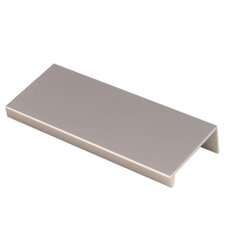 This is an image of a Carlisle Brass - Squared Edge Pull 100mm - Satin Nickel that is availble to order from T.H Wiggans Architectural Ironmongery in Kendal in Kendal.