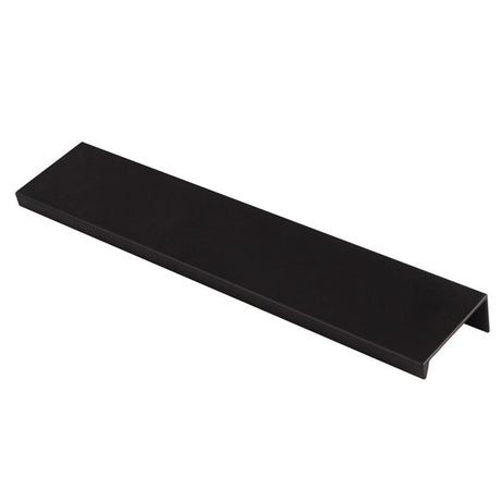 This is an image of a Carlisle Brass - Squared Edge Pull 200mm - Matt Black that is availble to order from T.H Wiggans Architectural Ironmongery in Kendal in Kendal.