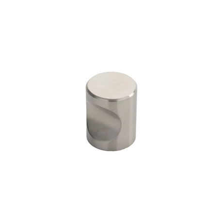 This is an image of a FTD - Stainless Steel Cylindrical Knob 30mm - Stainless Steel that is availble to order from T.H Wiggans Architectural Ironmongery in Kendal in Kendal.