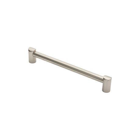 This is an image of a FTD - Bar Handle 224mm - Satin Nickel that is availble to order from T.H Wiggans Architectural Ironmongery in Kendal in Kendal.