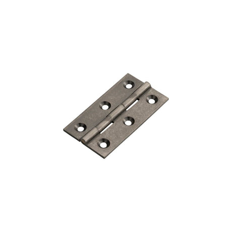 This is an image of a FTD - 64 x 35mm Cabinet Hinge - Pewter that is availble to order from T.H Wiggans Architectural Ironmongery in in Kendal.