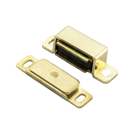 This is an image of a FTD - Superior Steel Magnetic Catch - Electro Brassed that is availble to order from T.H Wiggans Architectural Ironmongery in Kendal in Kendal.