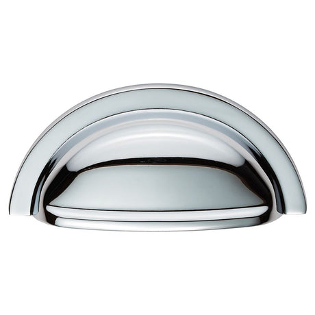 This is an image of a FTD - Oxford Cup Pull 76mm - Polished Chrome that is availble to order from T.H Wiggans Architectural Ironmongery in Kendal in Kendal.