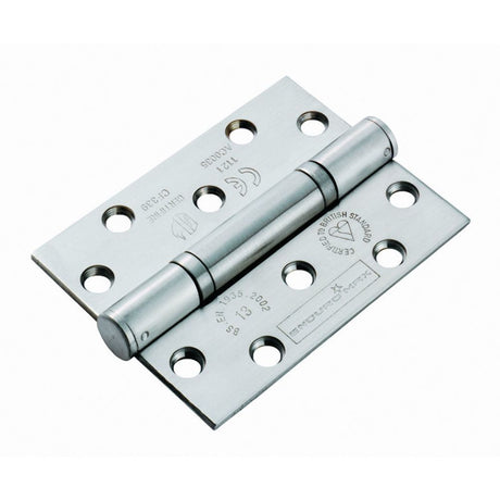 This is an image of a Eurospec - Enduromax Grade 13 Thrust Bearing Hinge - Satin Stainless Steel that is availble to order from T.H Wiggans Architectural Ironmongery in in Kendal.