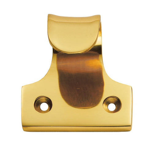 This is an image of a Carlisle Brass - Contract Sash Lift - Polished Brass that is availble to order from T.H Wiggans Architectural Ironmongery in Kendal in Kendal.