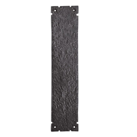 This is an image of Ludlow - Finger Plate 315 x 65mm - Black Antique available to order from T.H Wiggans Architectural Ironmongery in Kendal, quick delivery and discounted prices.