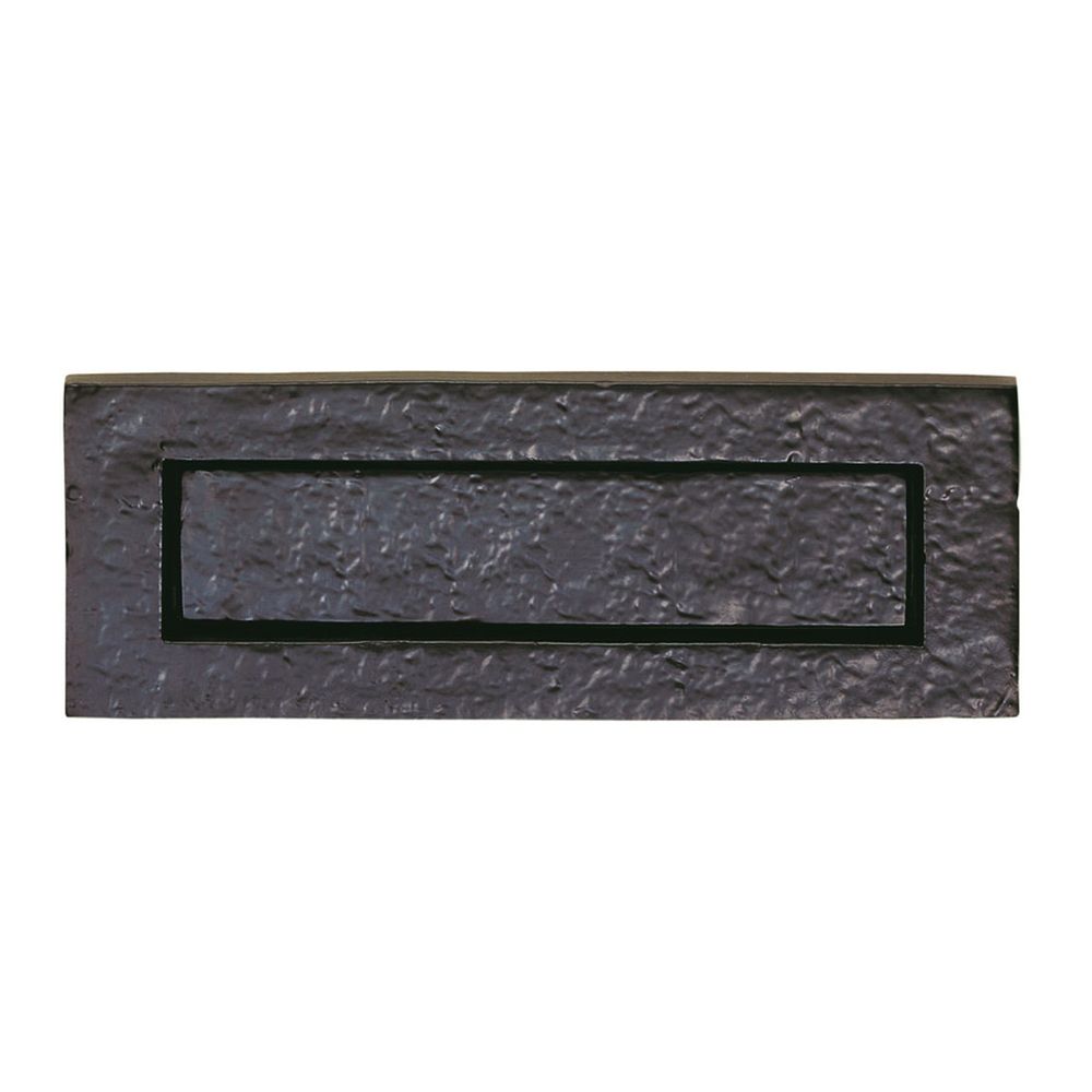 This is an image of Ludlow - Traditional Letter Plate 268 x 91mm - Black Antique available to order from T.H Wiggans Architectural Ironmongery in Kendal, quick delivery and discounted prices.