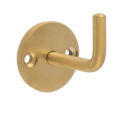 This is an image of a Carlisle Brass - Coat Hook - Satin PVD that is availble to order from T.H Wiggans Architectural Ironmongery in Kendal in Kendal.