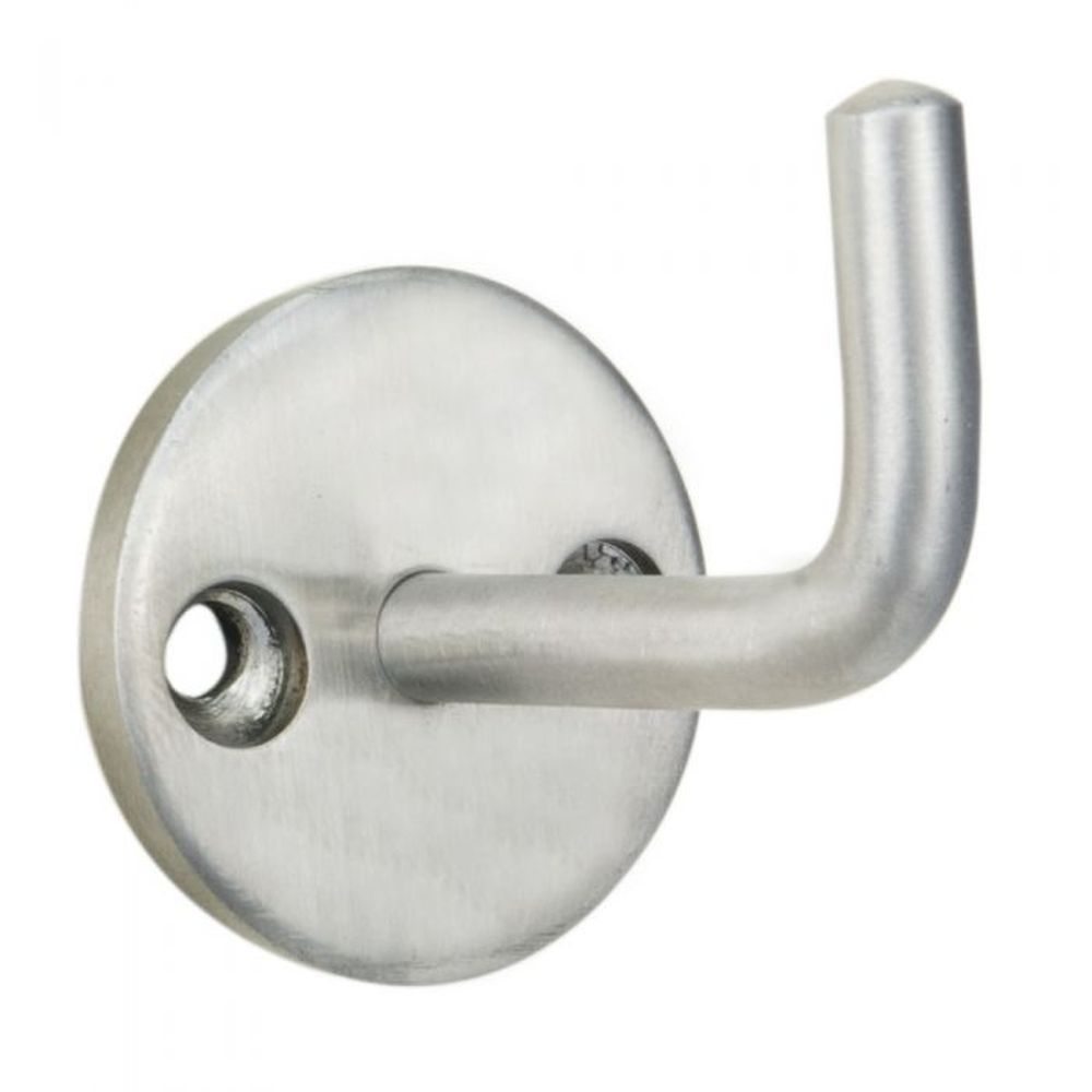 This is an image of a Eurospec - Coat Hook - Satin Stainless Steel that is availble to order from T.H Wiggans Architectural Ironmongery in Kendal in Kendal.