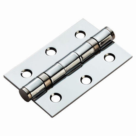 This is an image of a Eurospec - Ball Bearing Hinge Non Grade - Polished Chrome that is availble to order from T.H Wiggans Architectural Ironmongery in in Kendal.
